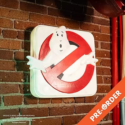 Ghostbusters - No Ghost Light-Up- Sign